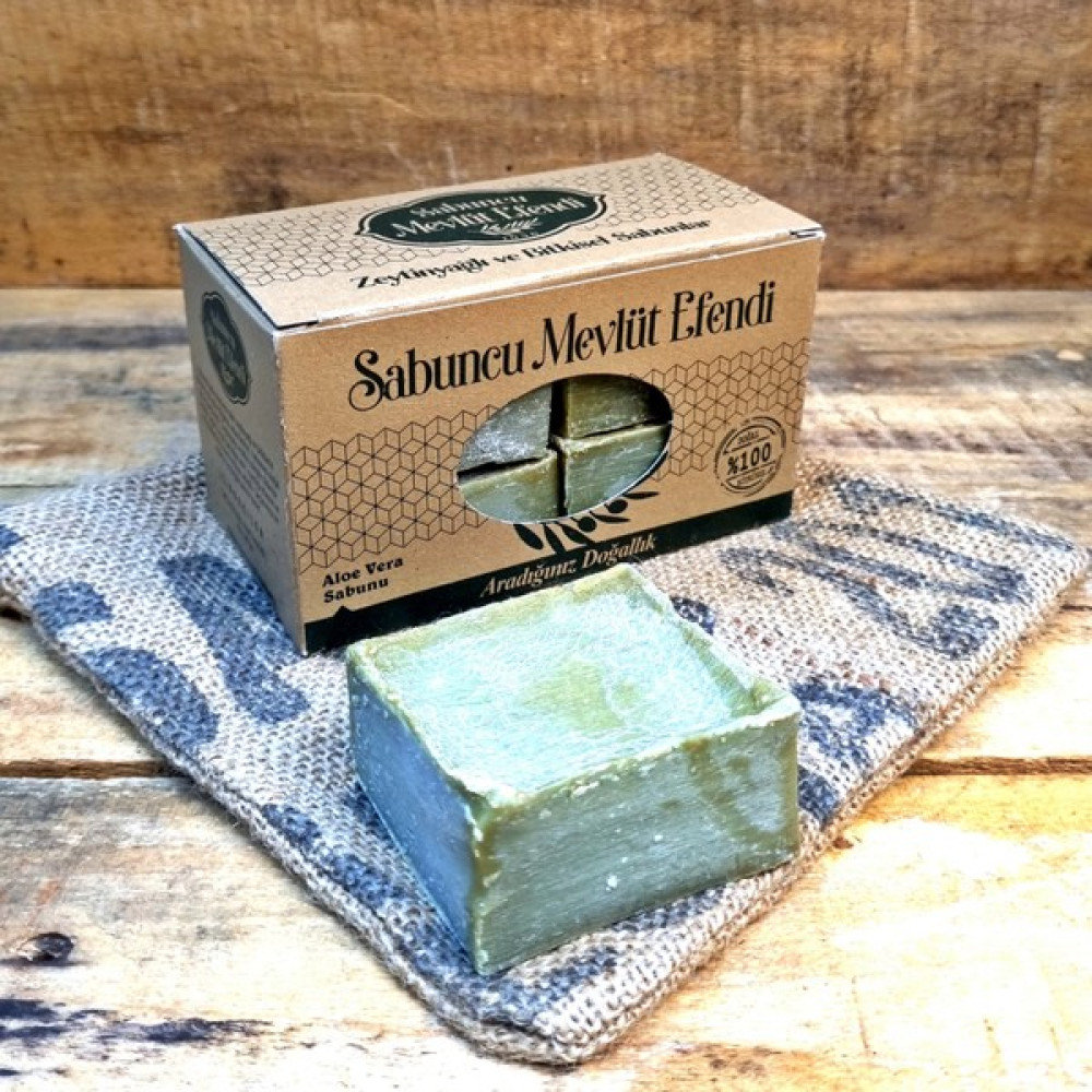 Sabuncu Mevlüt Efendi Aloe Vera Sabunu 450 gr (4 Adet) Sabunlar Fiyatı