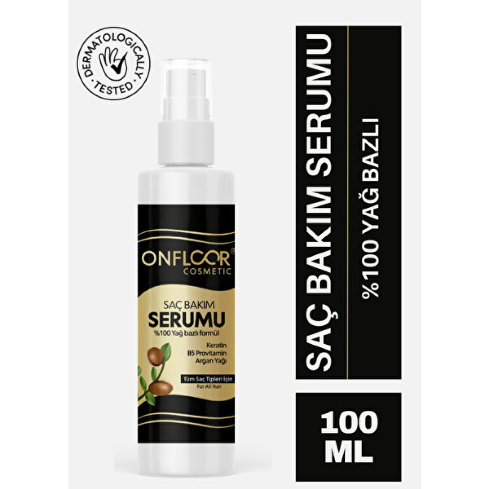 Saç Bakım Yağı 100ml Argan Yağı Keratin Bitkisel Formül - 1 Saç Bakım Maskeleri & Serumlar & Spreyler Fiyatı