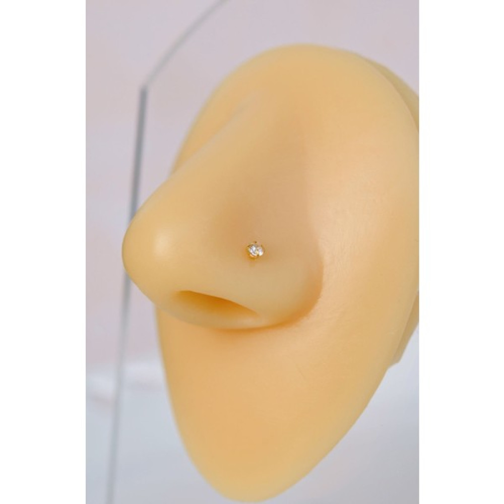 Sacce Scarves&Accessories 316 L Çelik Gold Renkli Tektaş Hızma Burun Piercingi Nostril Screw Hızma Fiyatı