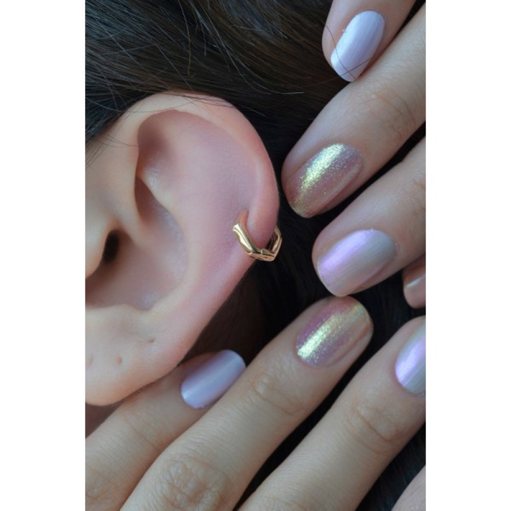 Sacce Scarves&Accessories Oval Beşgen Halka Piercing Tragus Helix Kıkırdak Küpesi - Renkli Altın & Gümüş Piercing Fiyatı