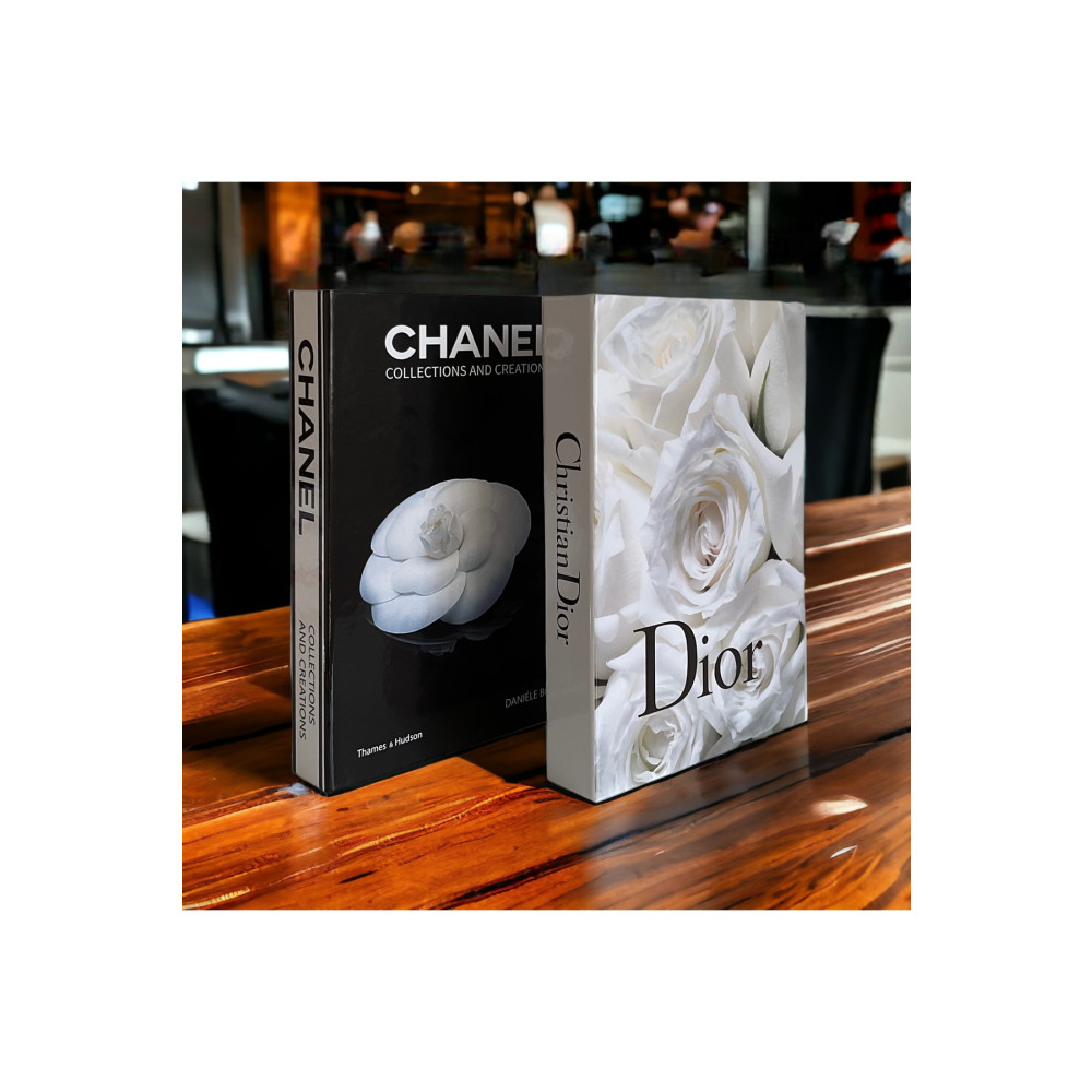 Saccura Dekor Dekoratif Kitap Kutu Set Gül Desenli Chanel&dior Kutu Set Ev & Dekorasyon Aksesuarları Fiyatı
