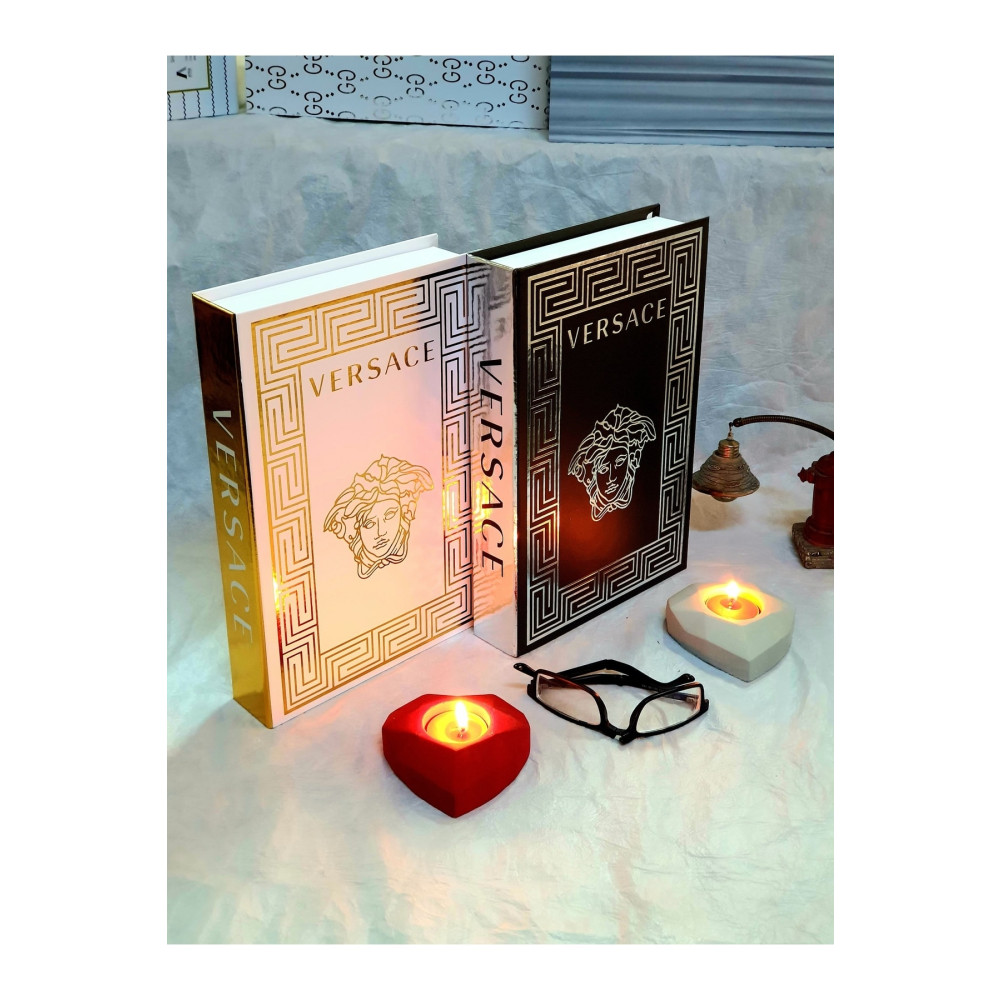 Saccura Dekor Dekoratif Kutu 2li Set Versace Kitap Kutu Set Ev & Dekorasyon Aksesuarları Fiyatı