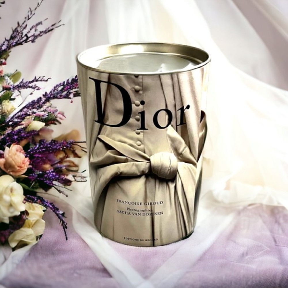 Saccura Dekor Dior Kurdele Figürlü Dekoratif Silindir Kutu, Metal Kapaklı Dekoratif Kutu - Renkli Eşya Saklama Kutusu Fiyatı