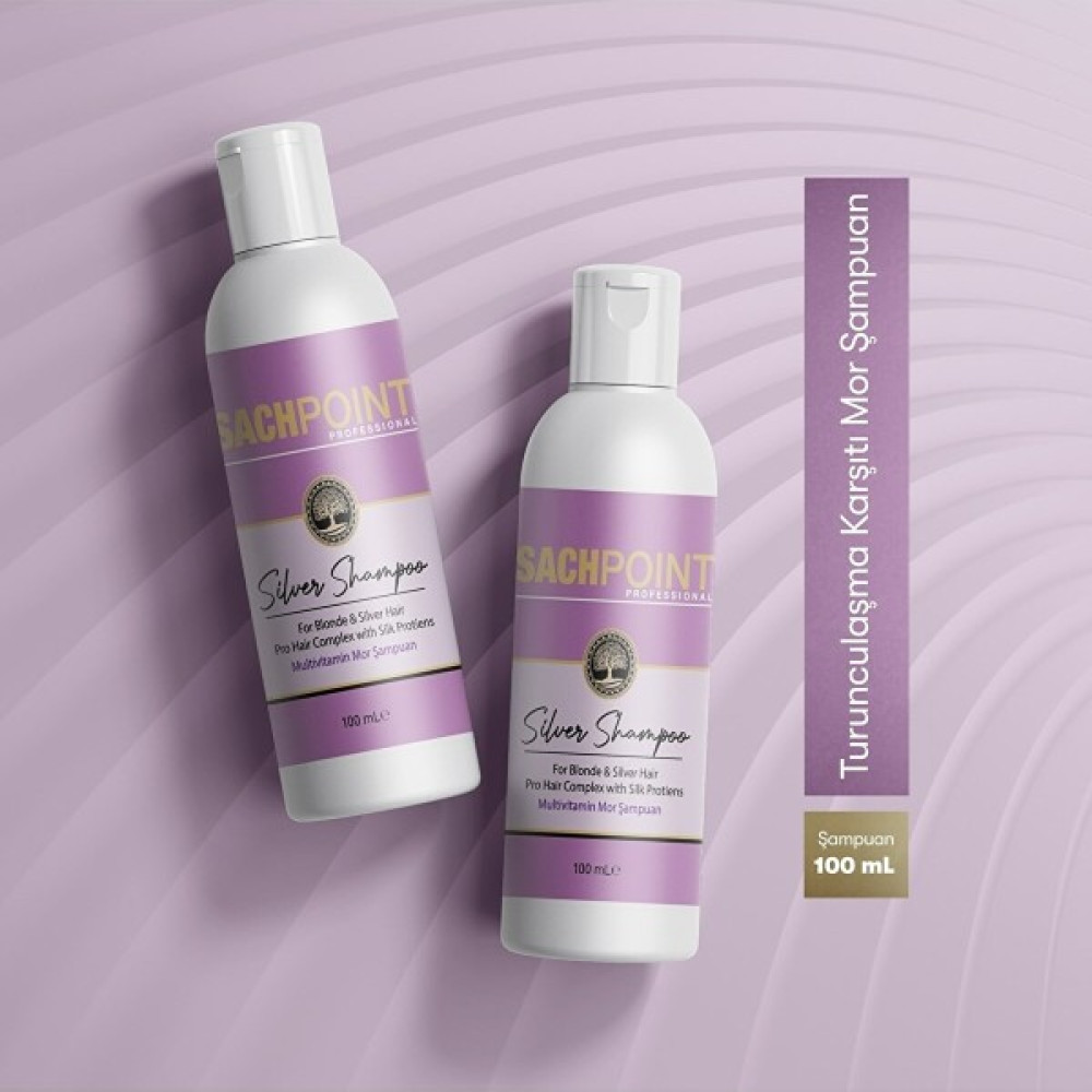 Sachpoint Silver Şampuan Mor Şampuan Sarı Saçlar Için Özel Turunculaşma Karşıtı Karşıtı Şampuan 100 ml Şampuan ve Saç Kremi Fiyatı