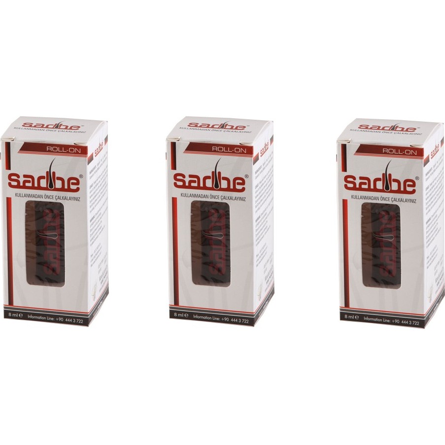 Sadbe Roll-On 8 ml Saç ve Sakal Kıran ye ( 3 Adet ) Deodorantlar Fiyatı