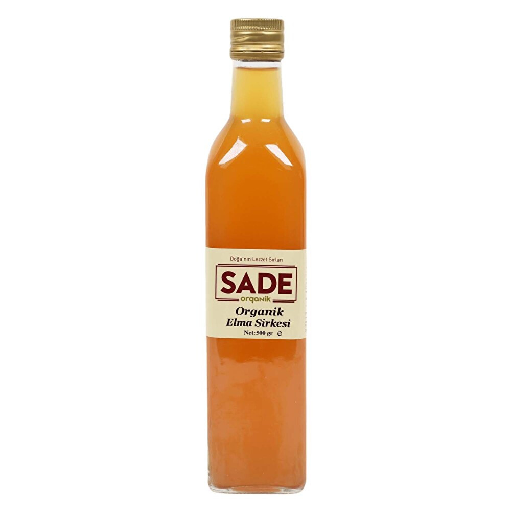Sade Organik Elma Sirkesi 500 g Organik Ürünler Fiyatı