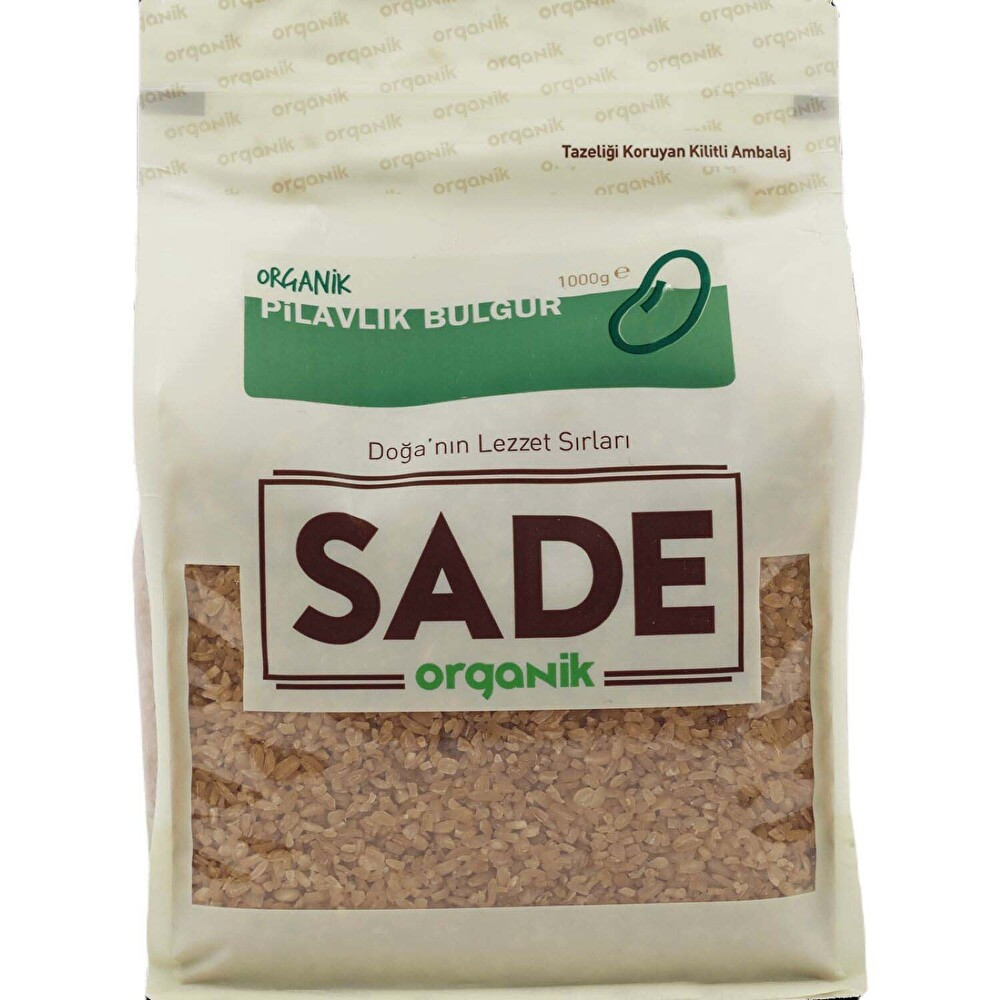 Sade Organik Pilavlık Bulgur 1000 g Organik Ürünler Fiyatı