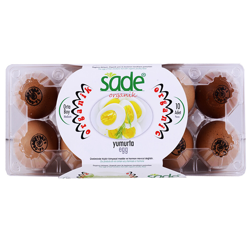 Sade Organik Yumurta 10'lu Yumurta Fiyatı