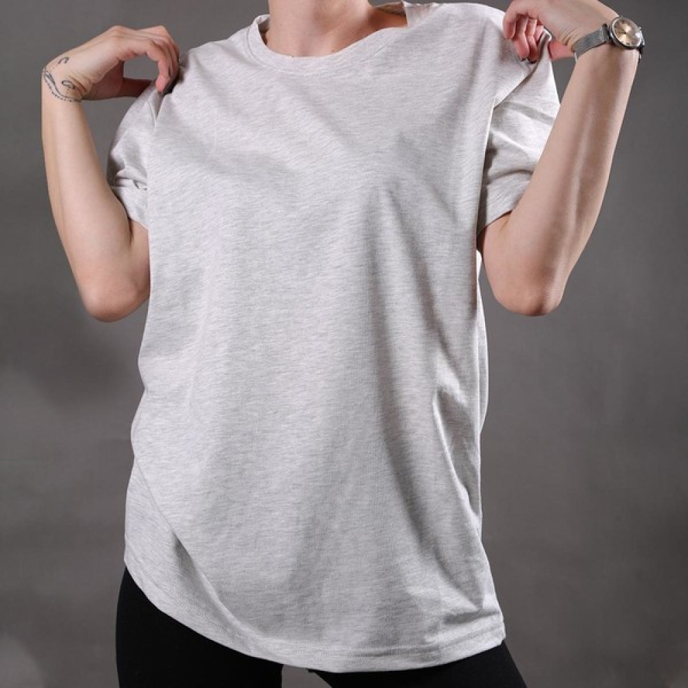 Sade Renk Gri Basic T-Shirt Erkek T-shirt Fiyatı