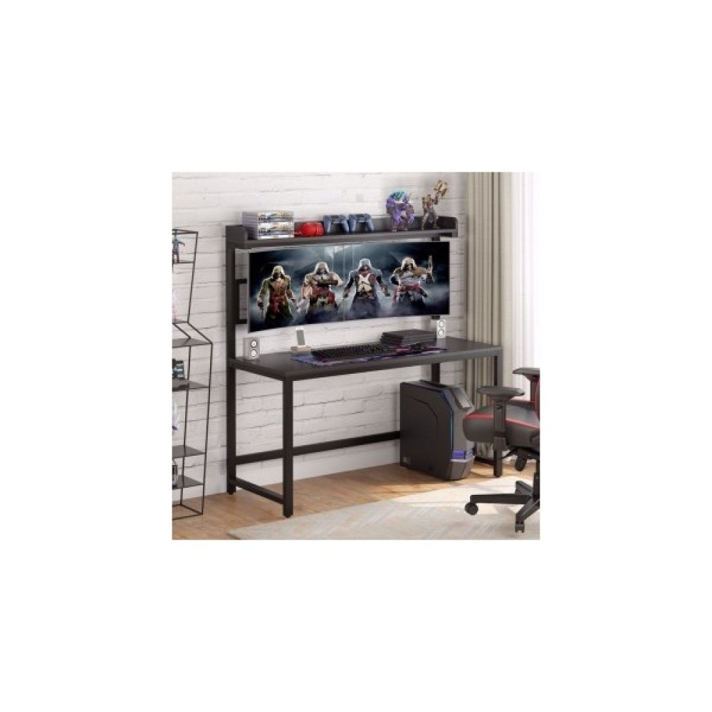 Sadece Onda Ofis Çalışma Masası - 140 x 60 x 145 cm - Siyah Çalışma Masası Fiyatı