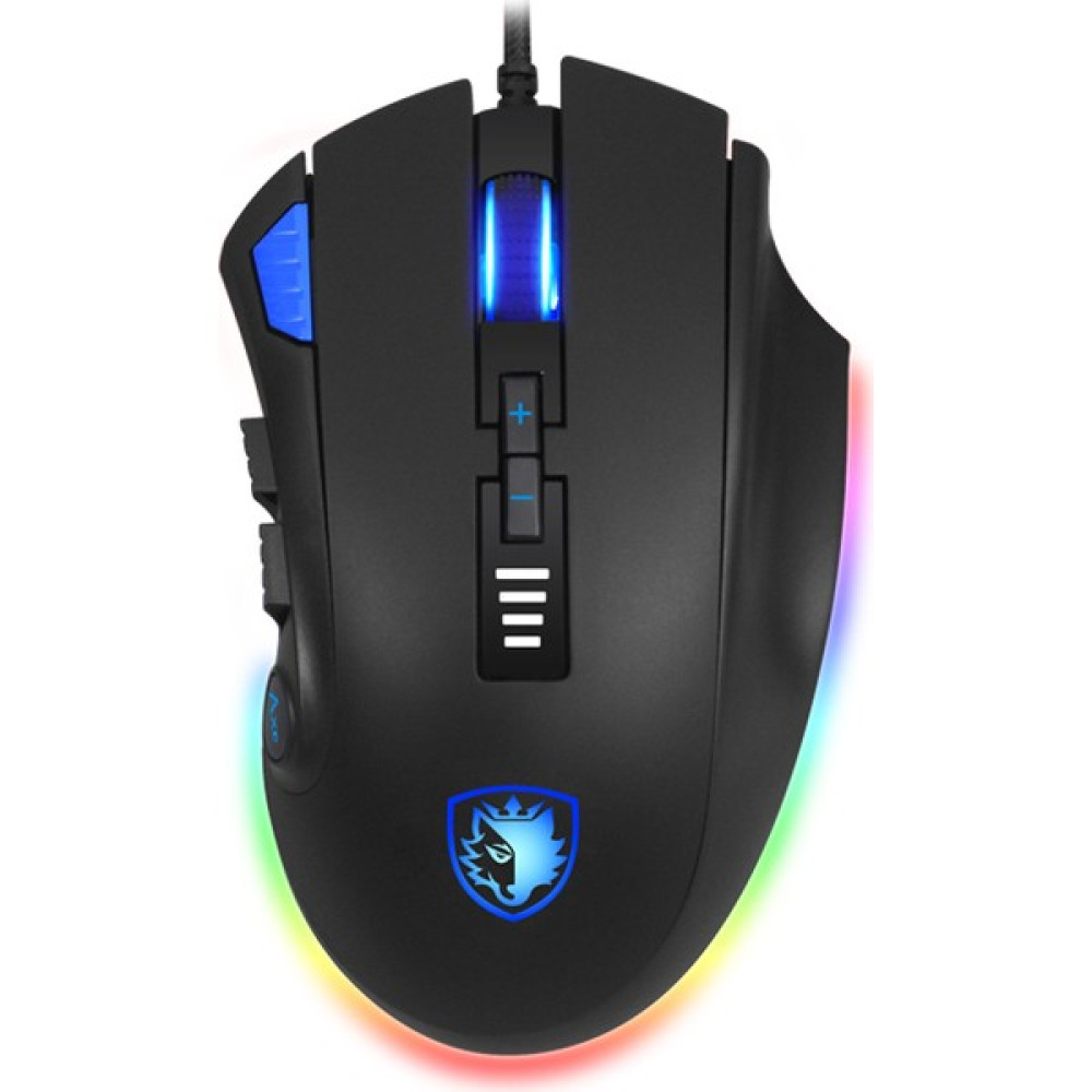 Sades Axe Kablolu Gaming RGB Oyuncu Mouse - Siyah Klavye - Mouse Fiyatı