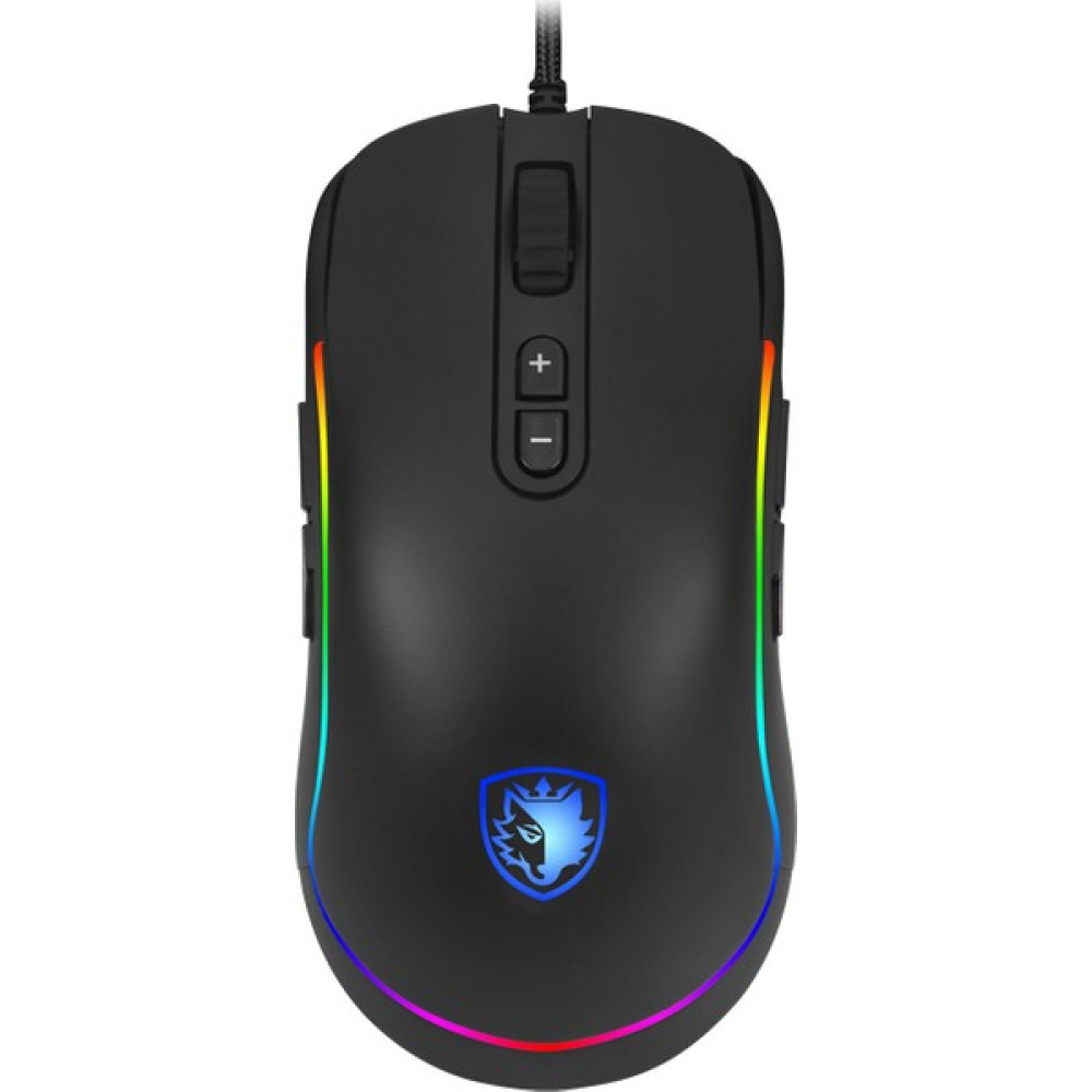 Sades Revolver Kablolu Gaming RGB Oyuncu Mouse - Siyah Klavye - Mouse Fiyatı