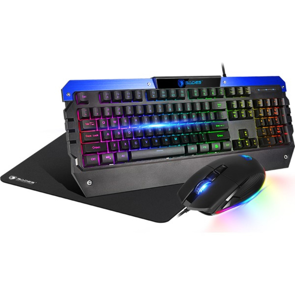 Sades SA-D10 Battle Ram Rgb Klavye + Mouse + Mouse Pad Seti Klavye - Mouse Fiyatı