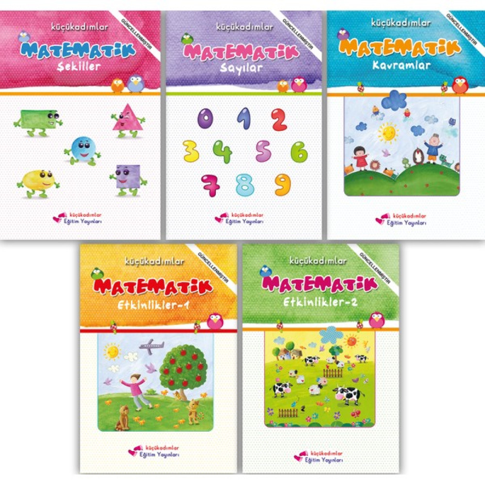 Sadık Uygun Küçükadımlar Okul Öncesi Matematik Seti 5 Kitap Zihinsel Gelişim Kitapları Fiyatı