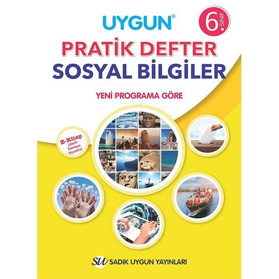 Sadık Uygun Yayınları 6.Sınıf Sosyal Bilgiler Pratik Defter