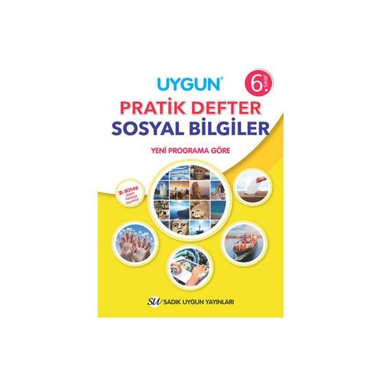Sadık Uygun Yayınları 6.Sınıf Sosyal Bilgiler Pratik Defter