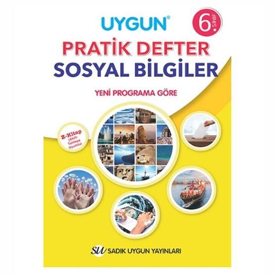 Sadık Uygun Yayınları 6.Sınıf Sosyal Bilgiler Pratik Defter