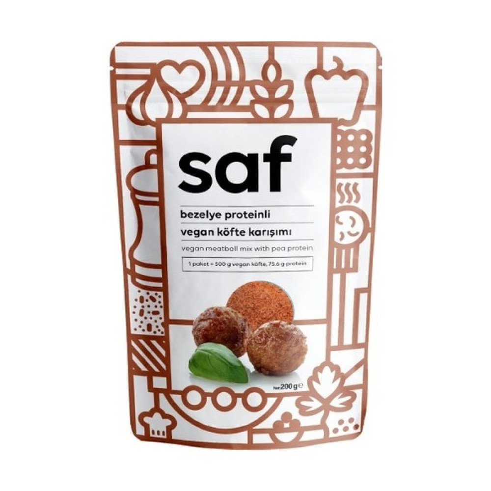 Saf Nutrition Bezelye Proteinli Bitkisel Köfte Karışımı 200 gr Konserve Fiyatı