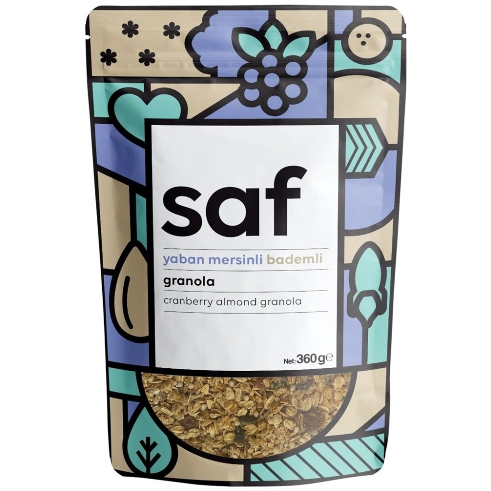 Saf Nutrition Yaban Mersinli Bademli Granola x 3 - 360 gr Kahvaltılık Gevrek Fiyatı