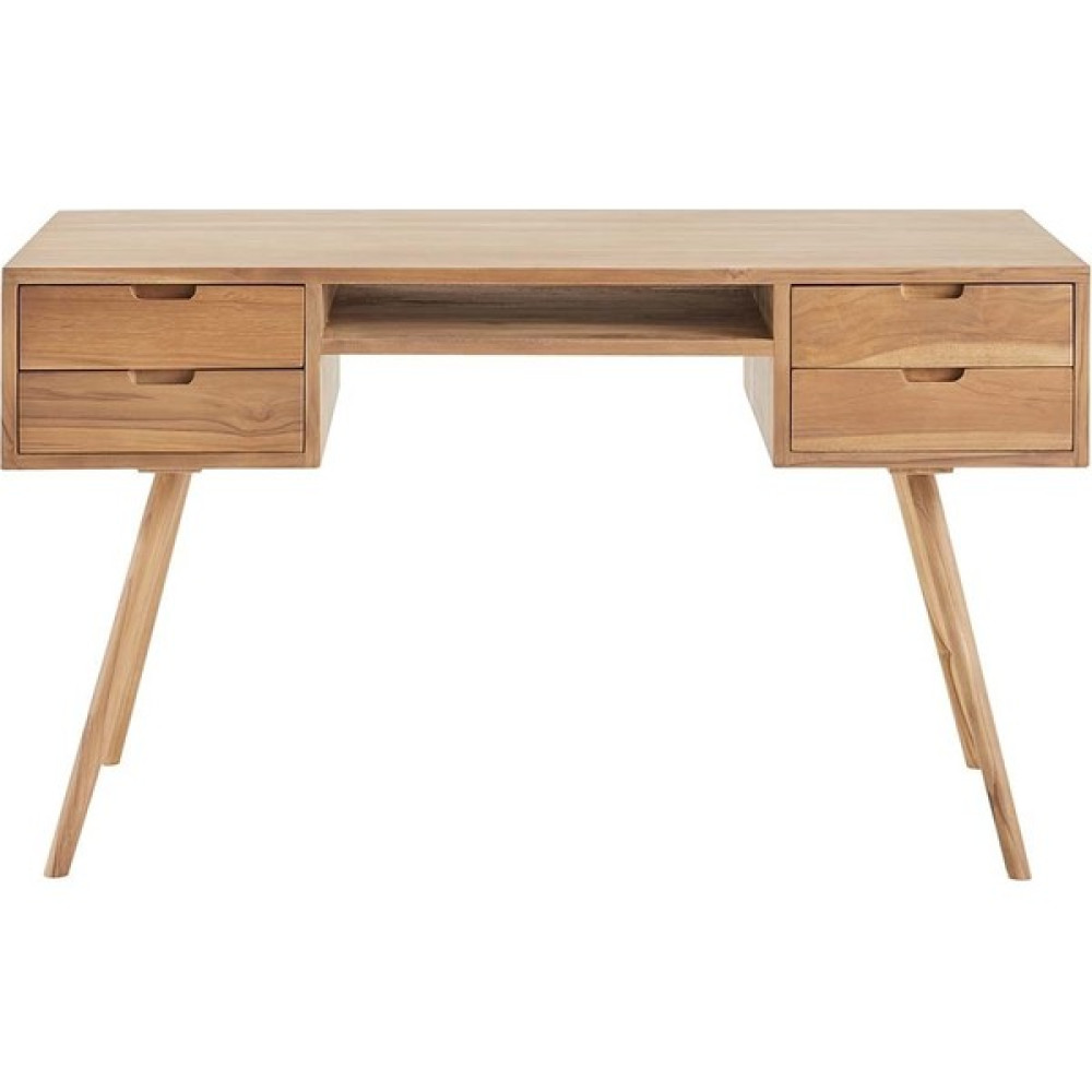 Şafak Mobilya Ahşap Masif 4 Çekmeceli Çalışma Masası - 120 x 75 cm Çalışma Masası Fiyatı