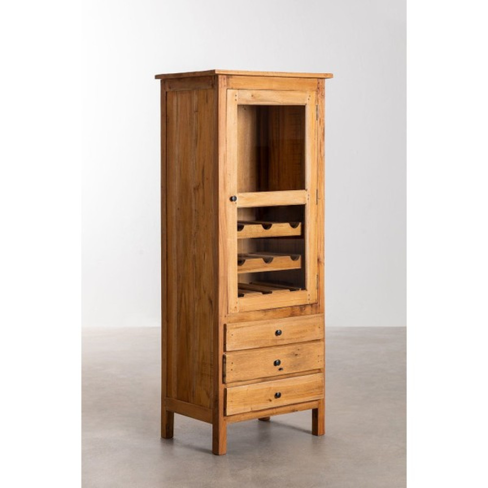Şafak Mobilya Ahşap Vintage Model Masif Büfe, Bar Dolabı - 155x60 - Ahşap Rengi Konsol Mobilya Fiyatı