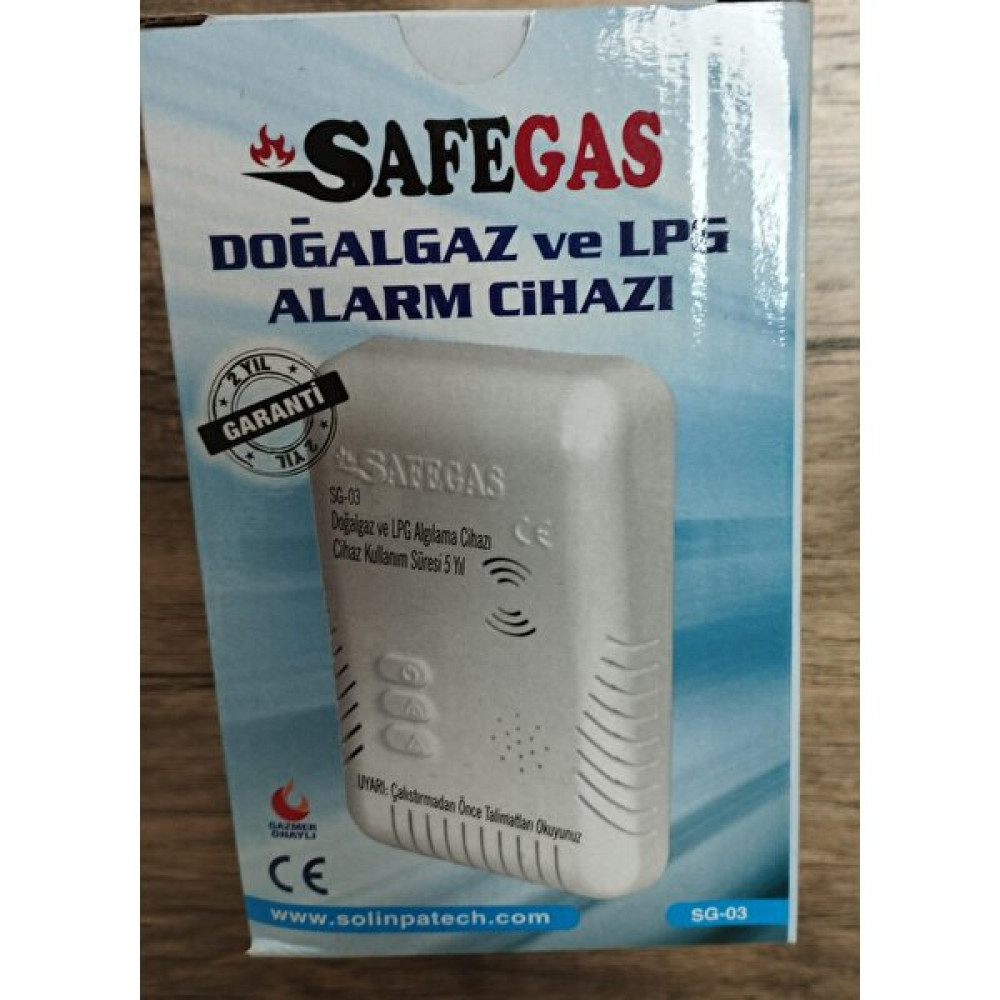 Safegas Sg-03 Gaz Alarm Cihazı Güvenlik Sistemleri & Aksesuarları Fiyatı