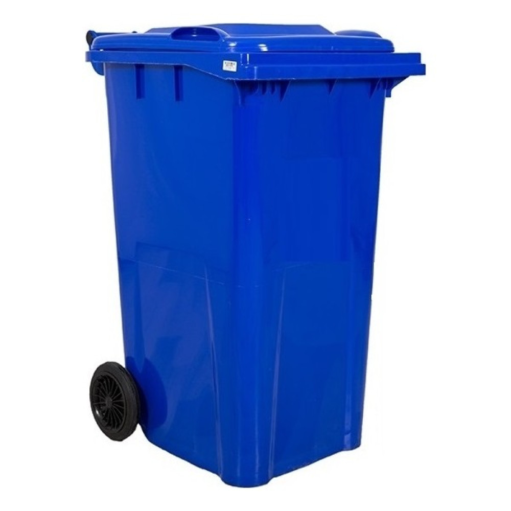 Safell Plastik Çöp Konteyneri 240 Litre Konteyner - A+ Isıya Karşı Dayanıklı Malzeme - Mavi Dekoratif Bahçe Ürünleri Fiyatı