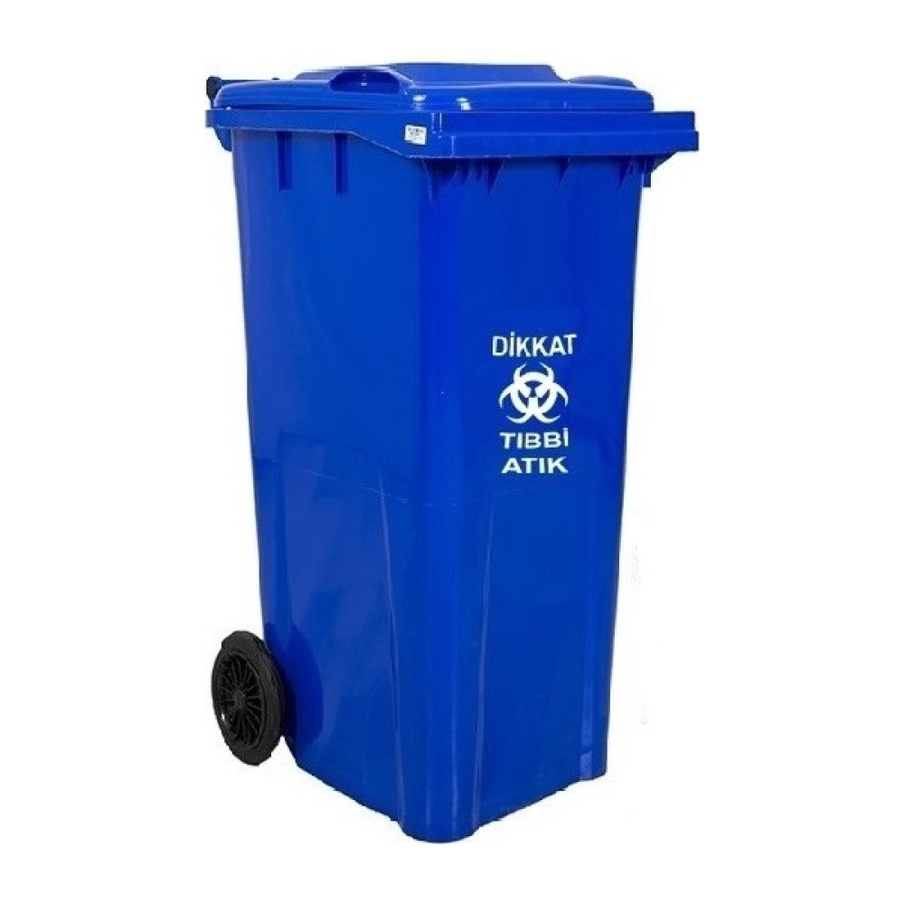 Safell Plastik Tıbbi Atık Çöp Konteyneri 120 Litre Konteyner - A+ Isıya Karşı Dayanıklı Malzeme - Mavi Dekoratif Bahçe Ürünleri Fiyatı
