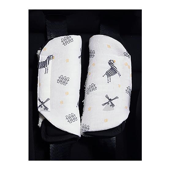 SafeMom 2'li Zebra Müslin Kemer Pedi