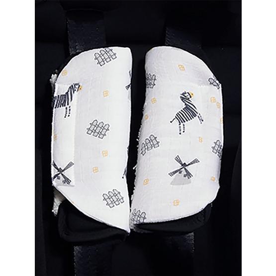 SafeMom 2'li Zebra Müslin Kemer Pedi