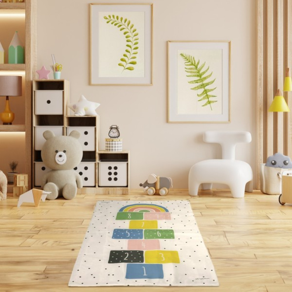 Safemom 90 x 145 cm Aktivite Bebek Çocuk Oyun Halısı Oyun Matı - Seksek - 90 x 140 cm - Sarı Oyuncak Fiyatı