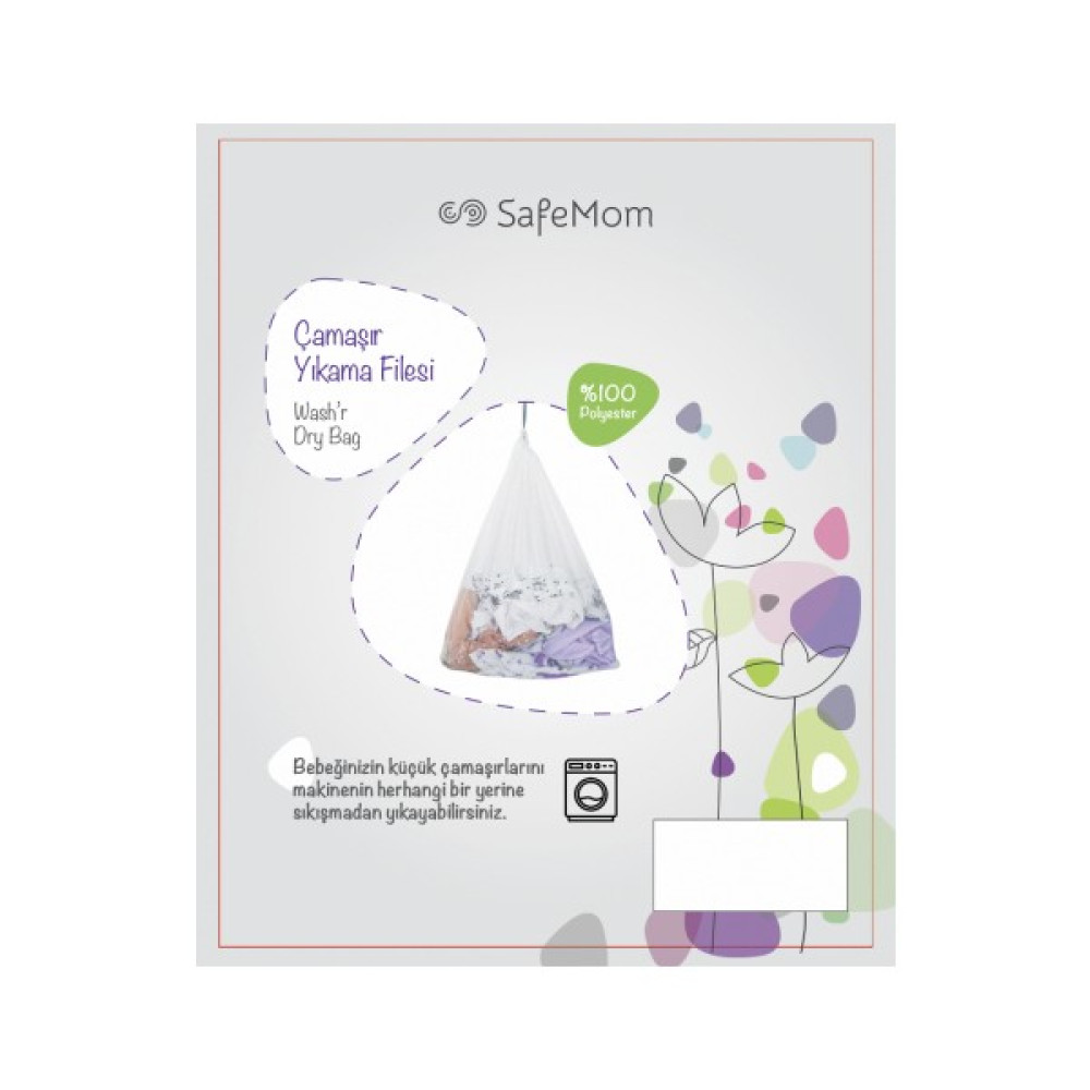 Safemom Çamaşır Yıkama Filesi - Renkli Bebek Banyo-Tuvalet Fiyatı