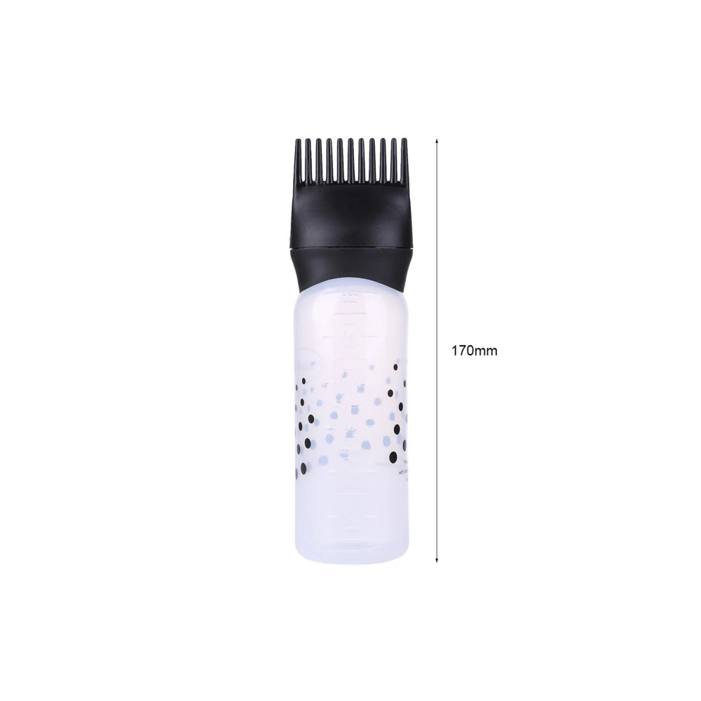safestore 120 ml Plastik Saç Boyası Doldurulabilir Şişe Kuaför Saç Boyama Tarağı Aplikatörü Saç Bakım Şişesi Saç Fırçası ve Tarağı Fiyatı