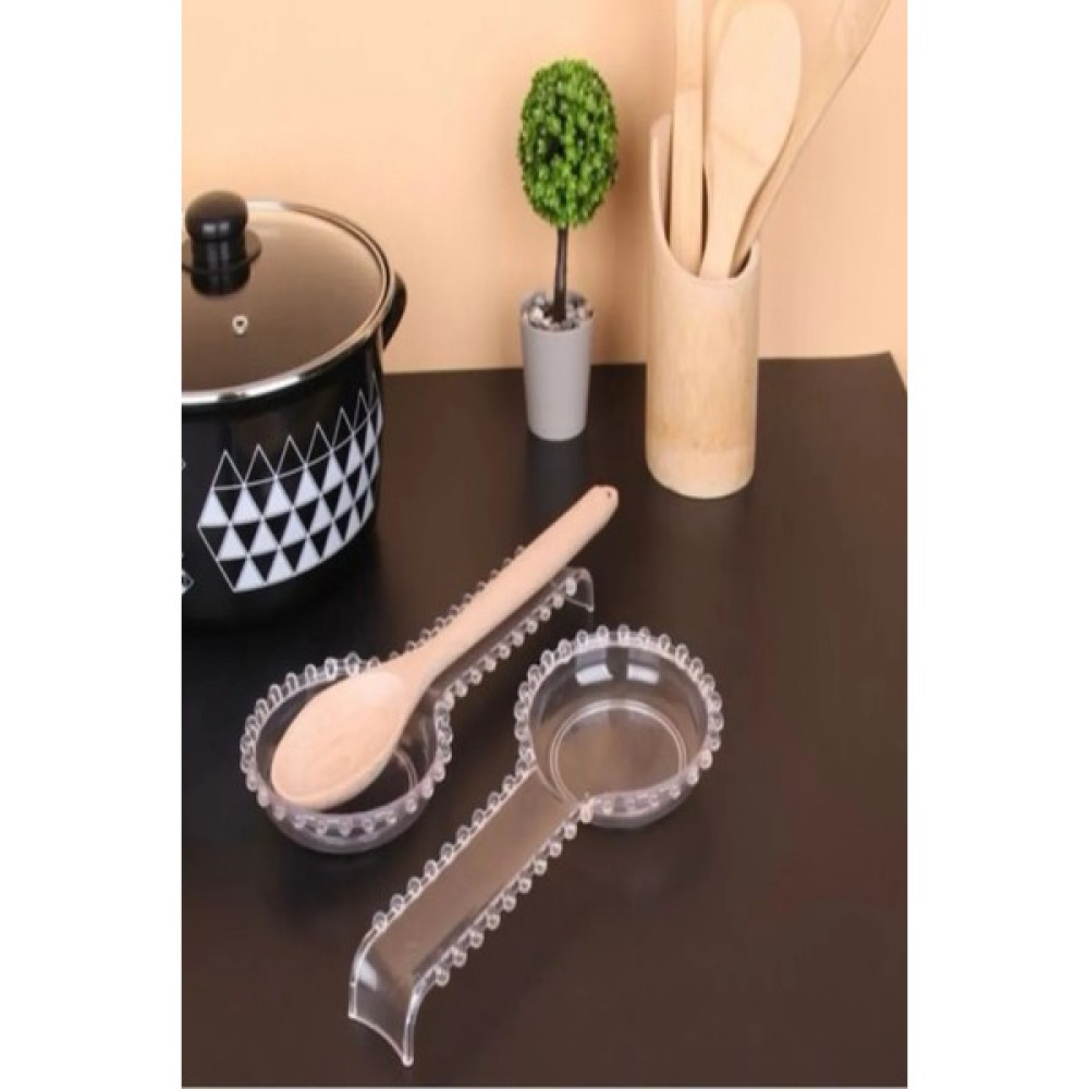 Safestore Boncuklu Kaşıklık Tezgah Üstü Kirli Kepçe Kaşık Altlığı Boncuk Kenarlı Kirli Kaşıklık Boncuk Model. Pratik Mutfak Gereçleri Fiyatı