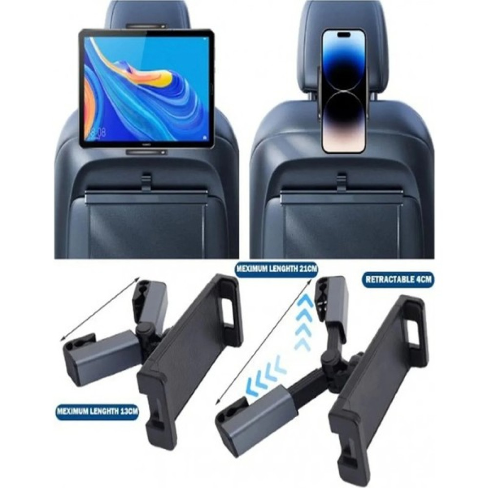 Safestore Tüm Araçlar Ile Uyumlu Ayarlanabilir Koltuk Arkası Tablet Tutucu ve Telefon Tutucu, Tablet Tutacağı Cep Telefonu Tutucu Fiyatı