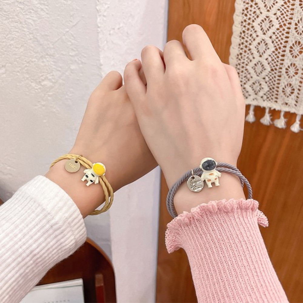 Safety1 En Iyi Arkadaşı Bilezikler 2 Eşleşen Ayarlanabilir Kordon Bilezik Için Bff Dostluk Ilişki Erkek Arkadaşı Kız Arkadaşı Sevgililer Hediye (Yu... Gümüş Kolye Fiyatı