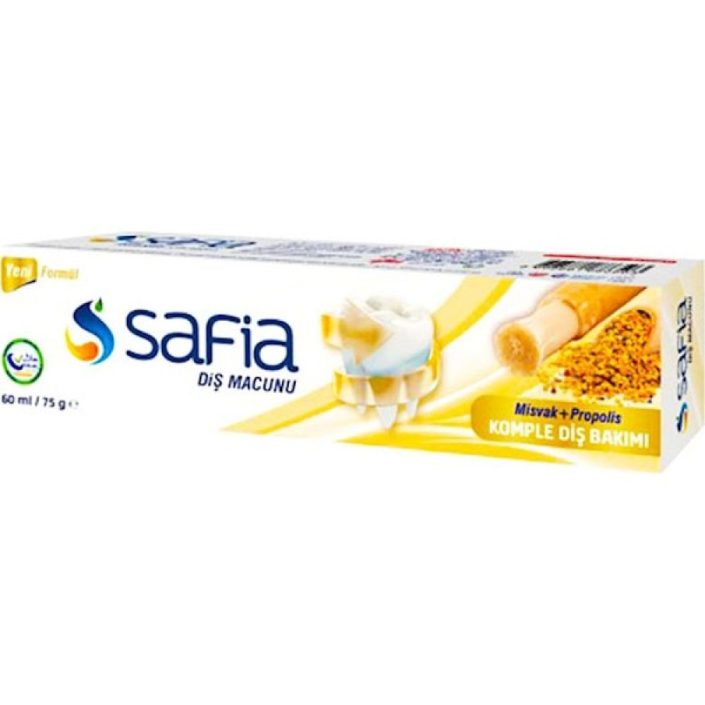 Safia Diş Macunu Misvak + Propolis (75 Gr) Diş Macunları Fiyatı
