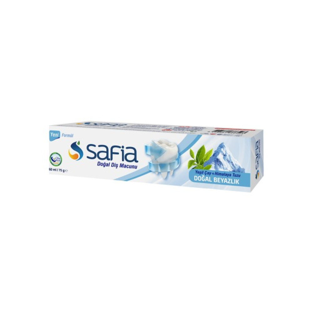 Safia Doğal Diş Macunu Yeşil Çay+ Himalaya Tuzu 75 gr Diş Macunları Fiyatı
