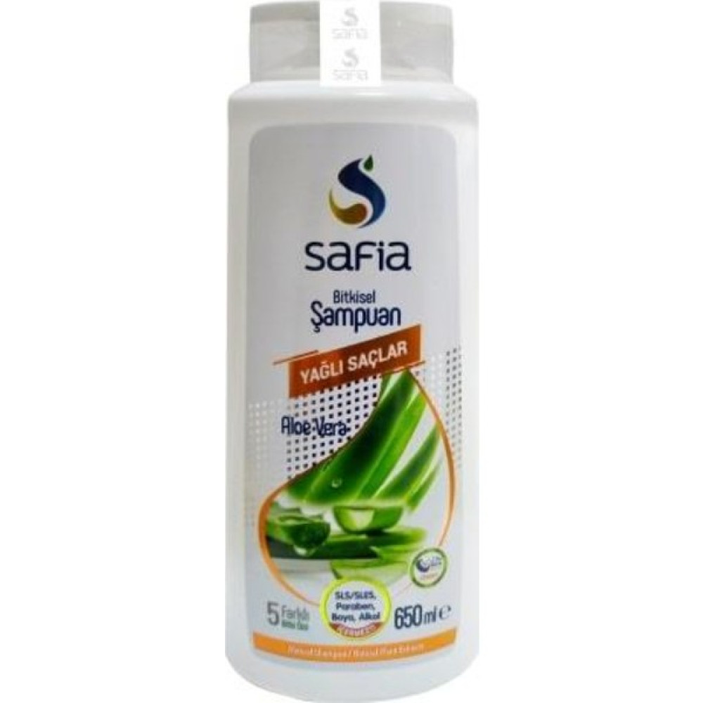 Safia Doğal Yağlı Saçlar Için Şampuan - Aloe Vera 650 ml Şampuan ve Saç Kremi Fiyatı