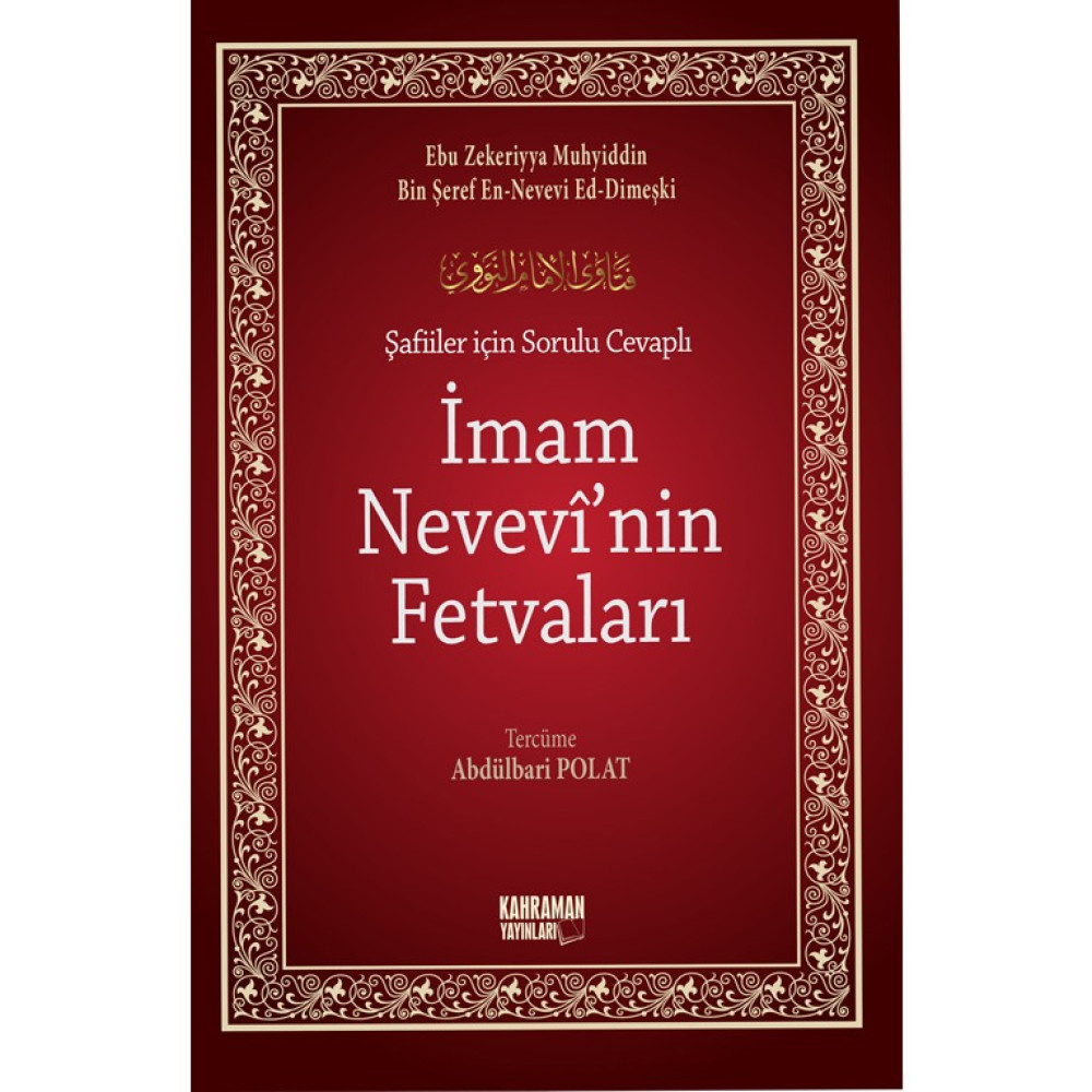 Şafiiler İçin Sorulu Cevaplı İmam Nevevi'Nin Fetvaları Din Kitapları Fiyatı
