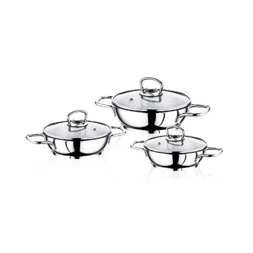 Safinox 6 Parça Eco Omlet Takımı Metal Kulplu Tencereler Fiyatı