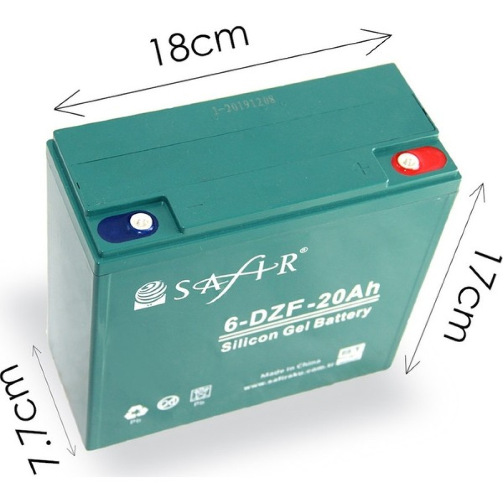 Safir Jel Akü 12 V - 20 Ah ( Yeni Tarihli ) Akü Fiyatı