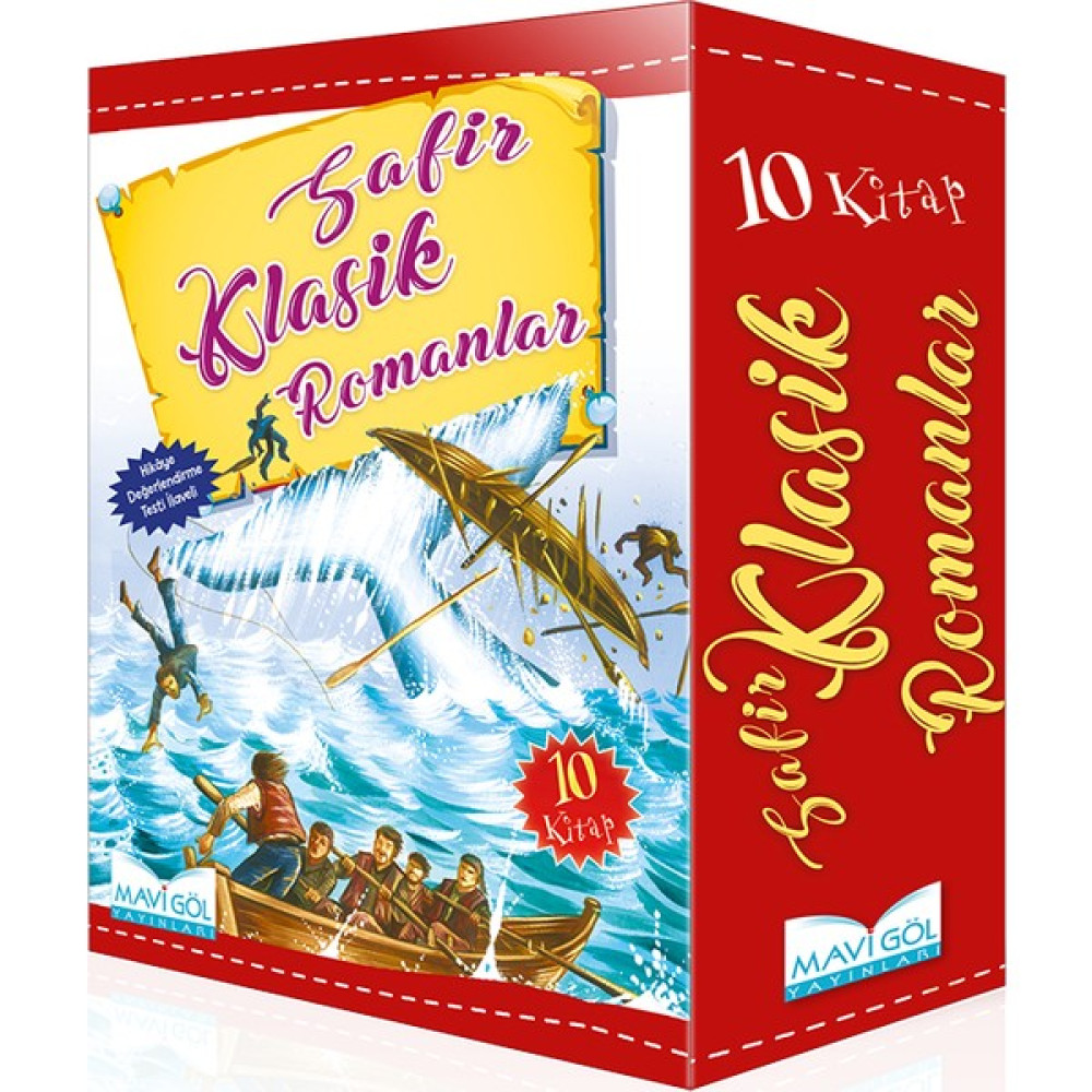 Safir Klasik Romanlar (10 Kitap + Hikaye Değerlendirme Testi) Çocuk Öykü Fiyatı