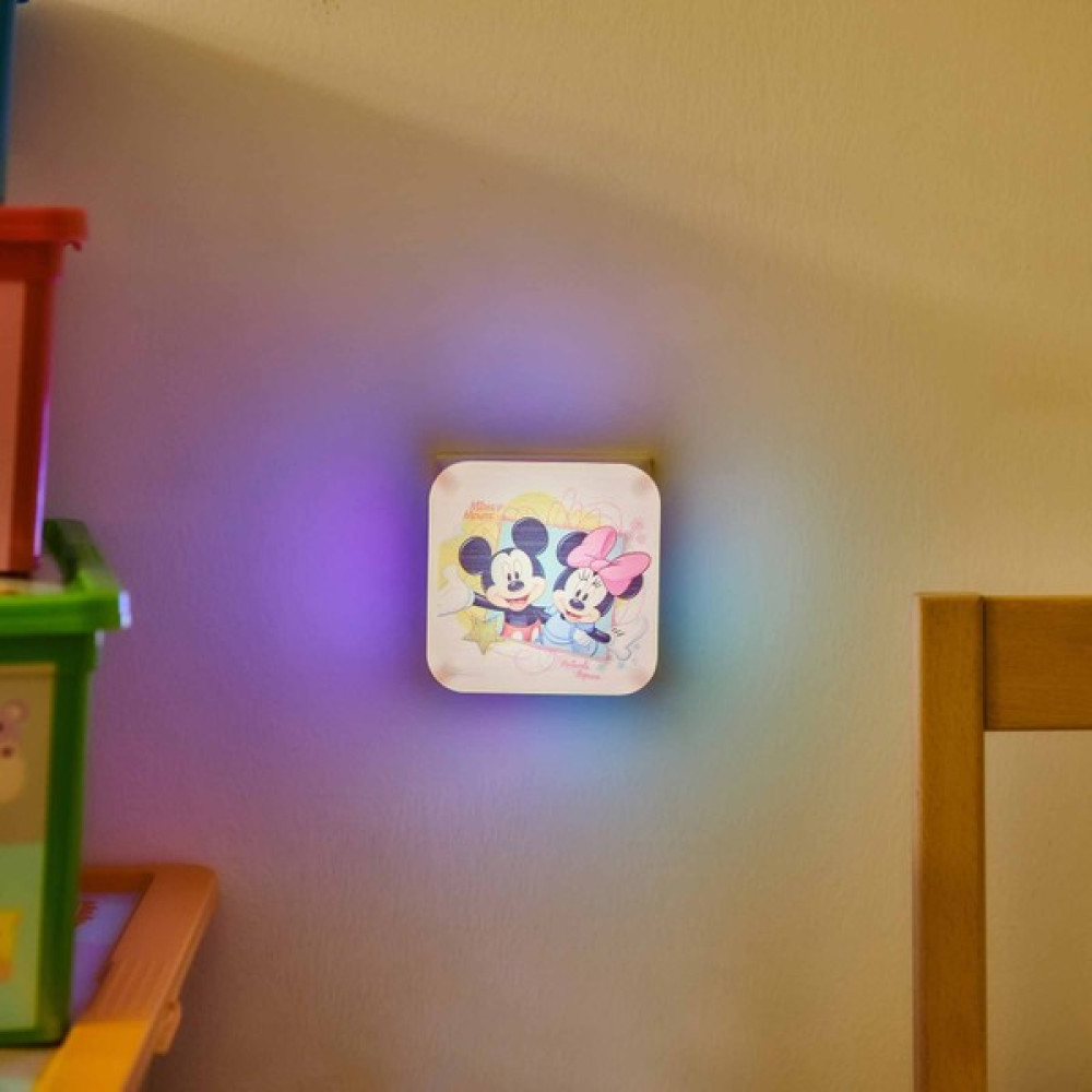 Safir Light Mickey Minilight Ledli Gece Lambası - Mavi Gece Lambası Fiyatı