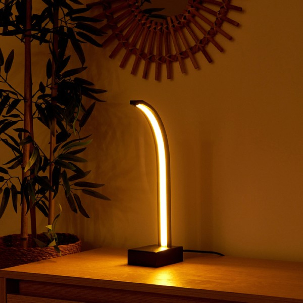 Safir Light Mira LED Masa Lambası - Siyah Masa Lambası Fiyatı