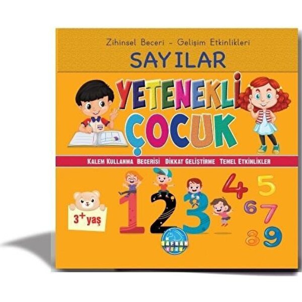 Safkan Kids Okul Öncesi Yetenekli Çocuk Sayılar 3+ - Süleyman Topcu Zeka Geliştirici Kitaplar Fiyatı