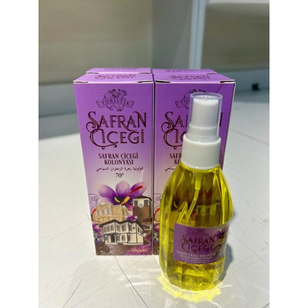 Safran Çiçeği 100 ml Sprey Klasik Safran Kolonyası 4'lü Kolonya & Gülsuyu Fiyatı