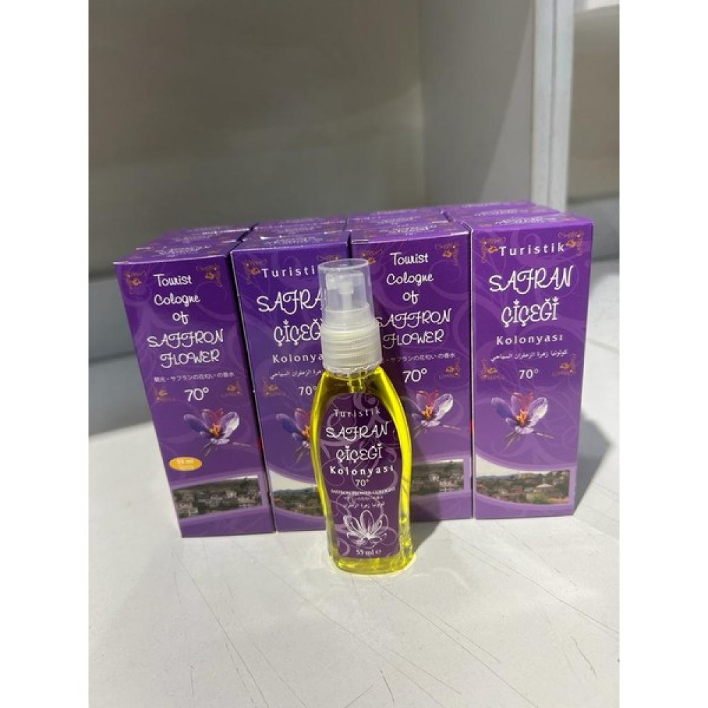 Safran Çiçeği 55 ml Sprey Klasik Safran Kolonyası 12'li Kolonya & Gülsuyu Fiyatı