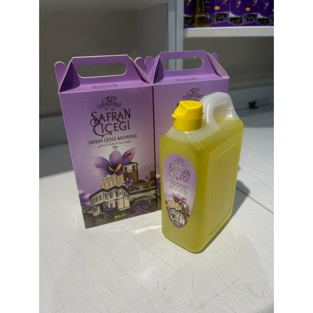 Safran Çiçeği 900 ml Dökme Klasik Safran Kolonyası 2'li Kolonya & Gülsuyu Fiyatı