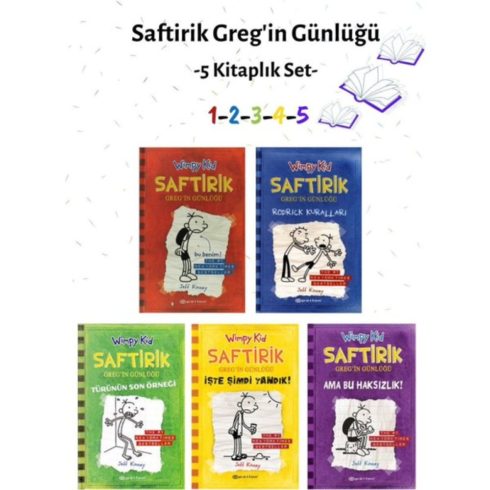 Saftirik Greg'in Günlüğü 1-2-3-4-5 (Çocuk Klasikleri Seti) Kişisel Gelişim ve Psikoloji Fiyatı